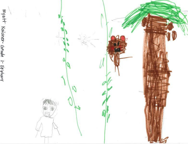 Wyatt Kaisner, grade 1, Epiphany